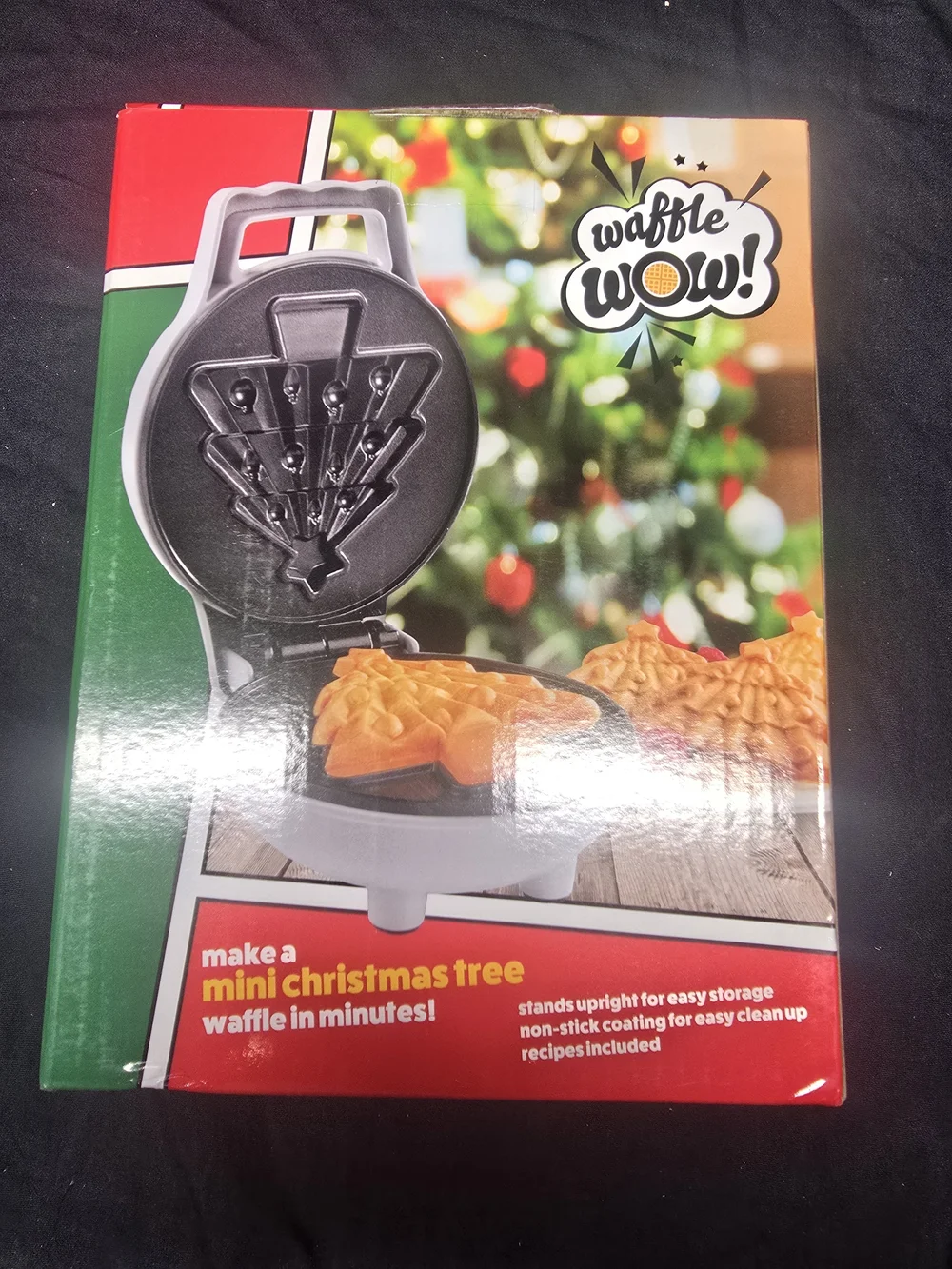 Waffle Wow! Christmas Tree Mini Waffle Maker